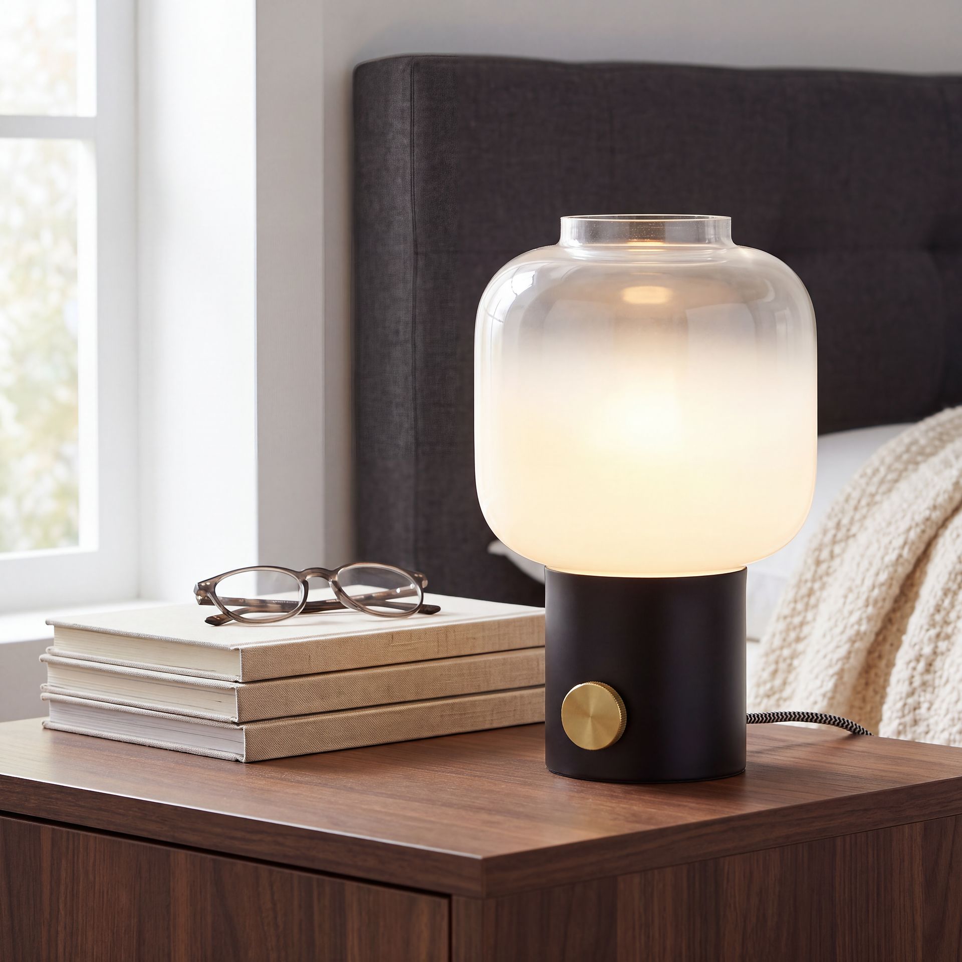 Hadan Black Table Lamp - Image 4