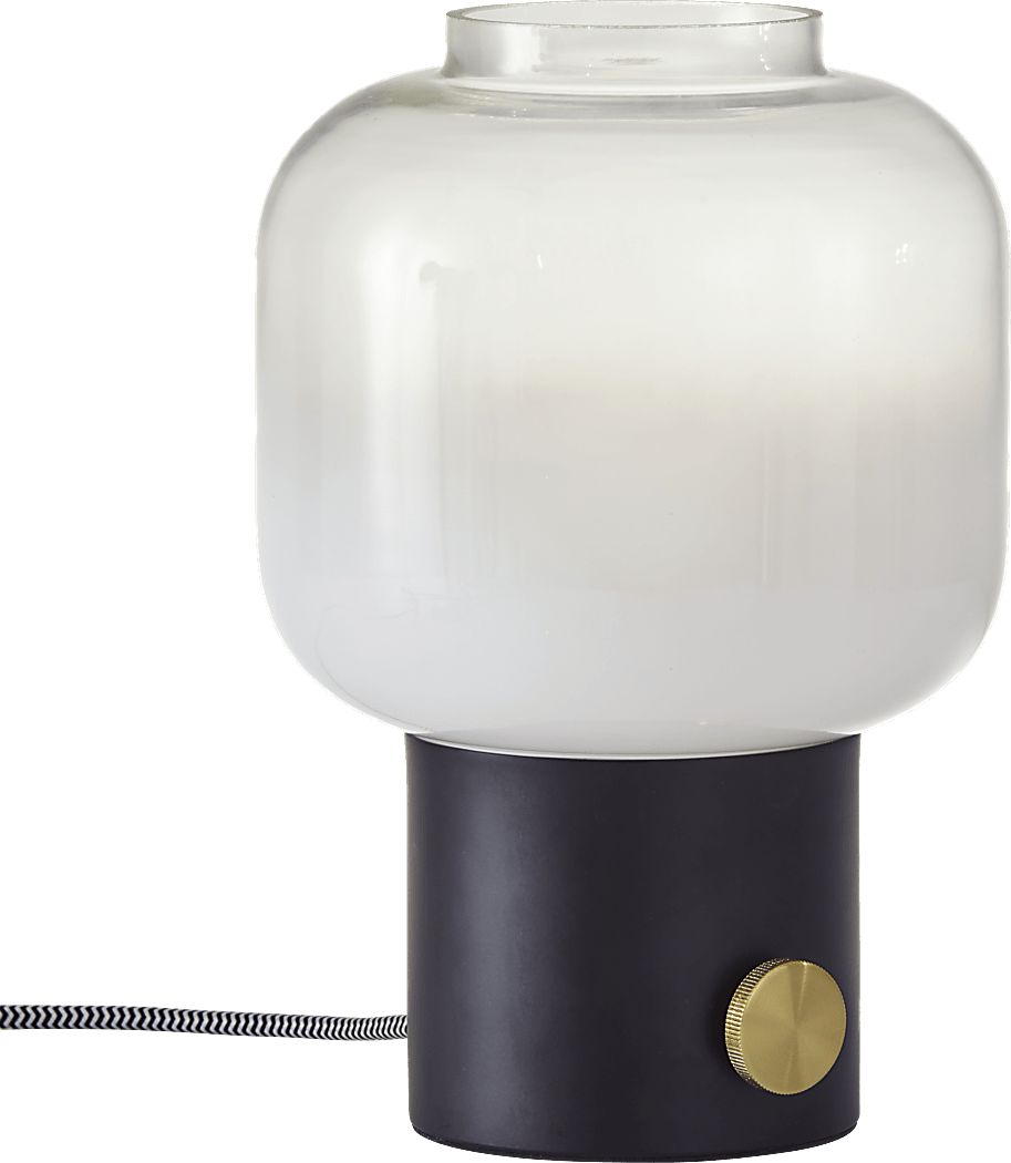 Hadan Black Table Lamp