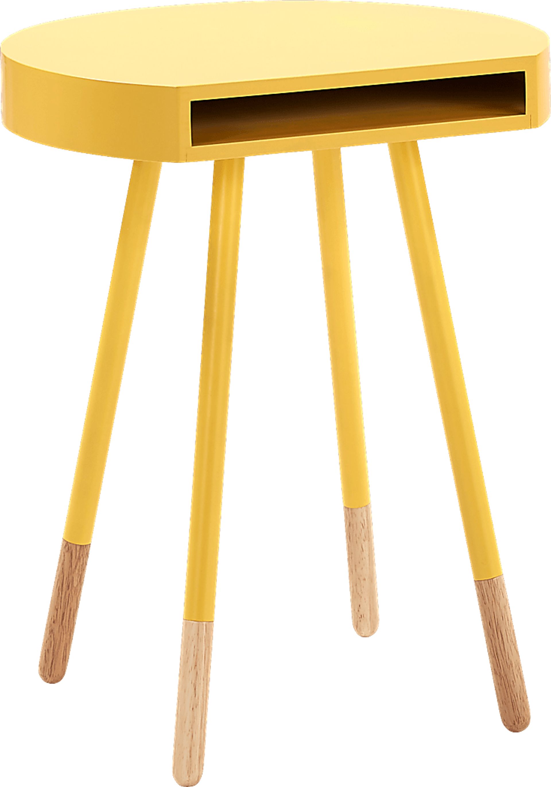 Haddie Yellow Accent Table - Image 1