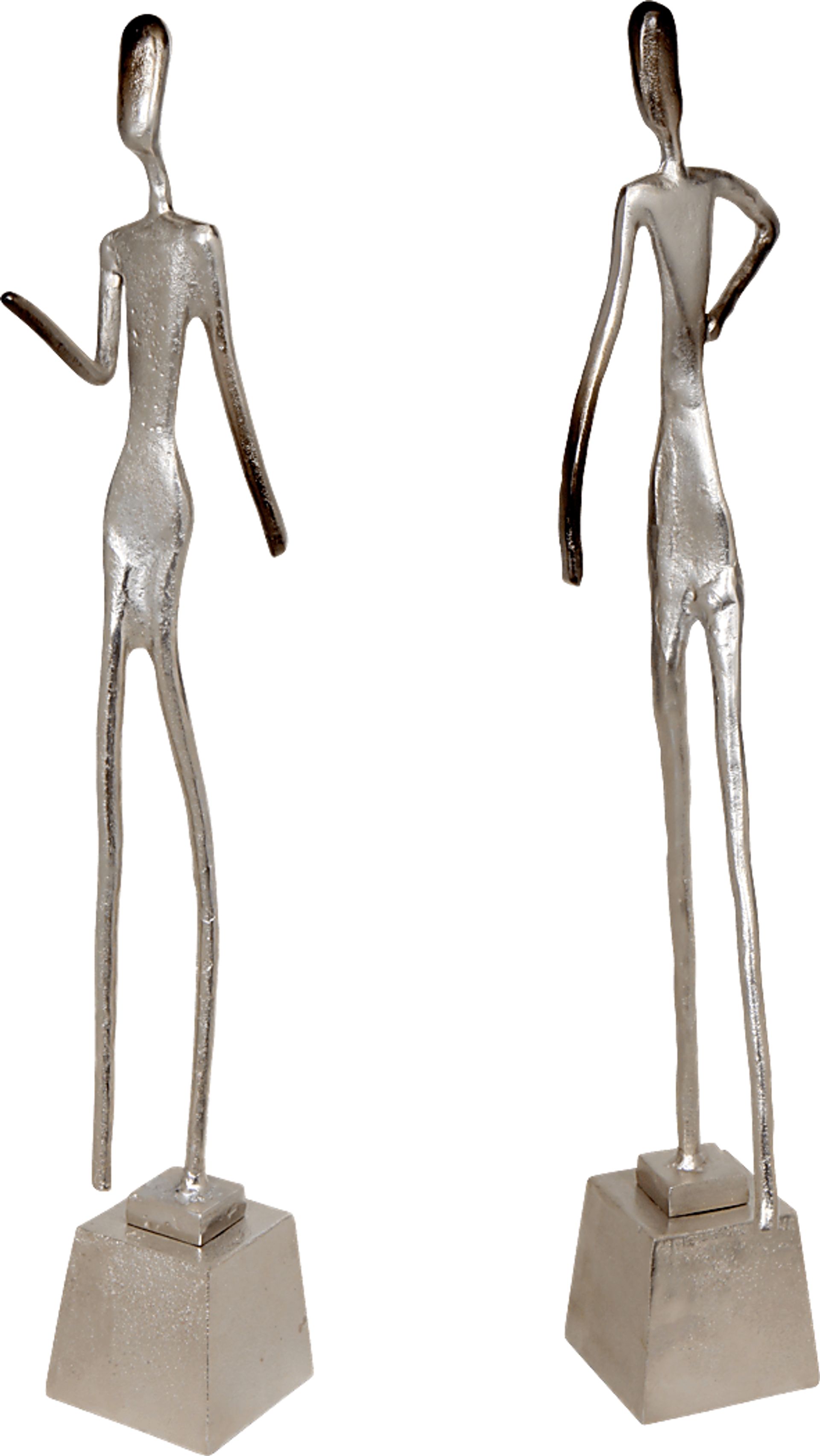 Haddington Silver Set of 2 Sculptures - Image 1