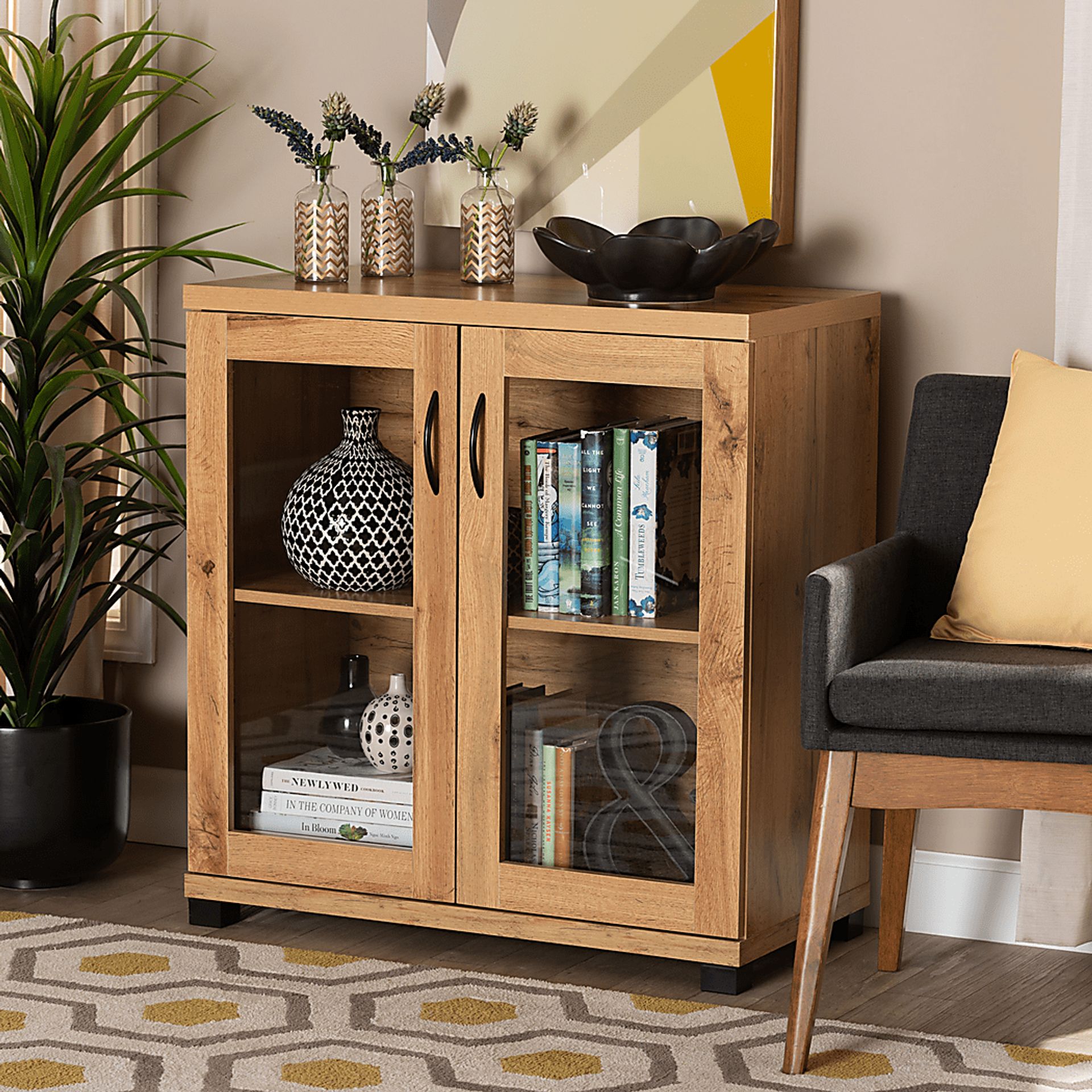 Haddley Brown Accent Cabinet - Image 7