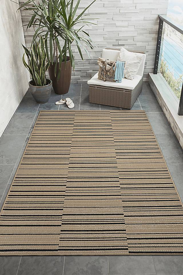 Hadholm Natural 5'3 x 7'3 Indoor/Outdoor Rug - Thumbnail - Image 3