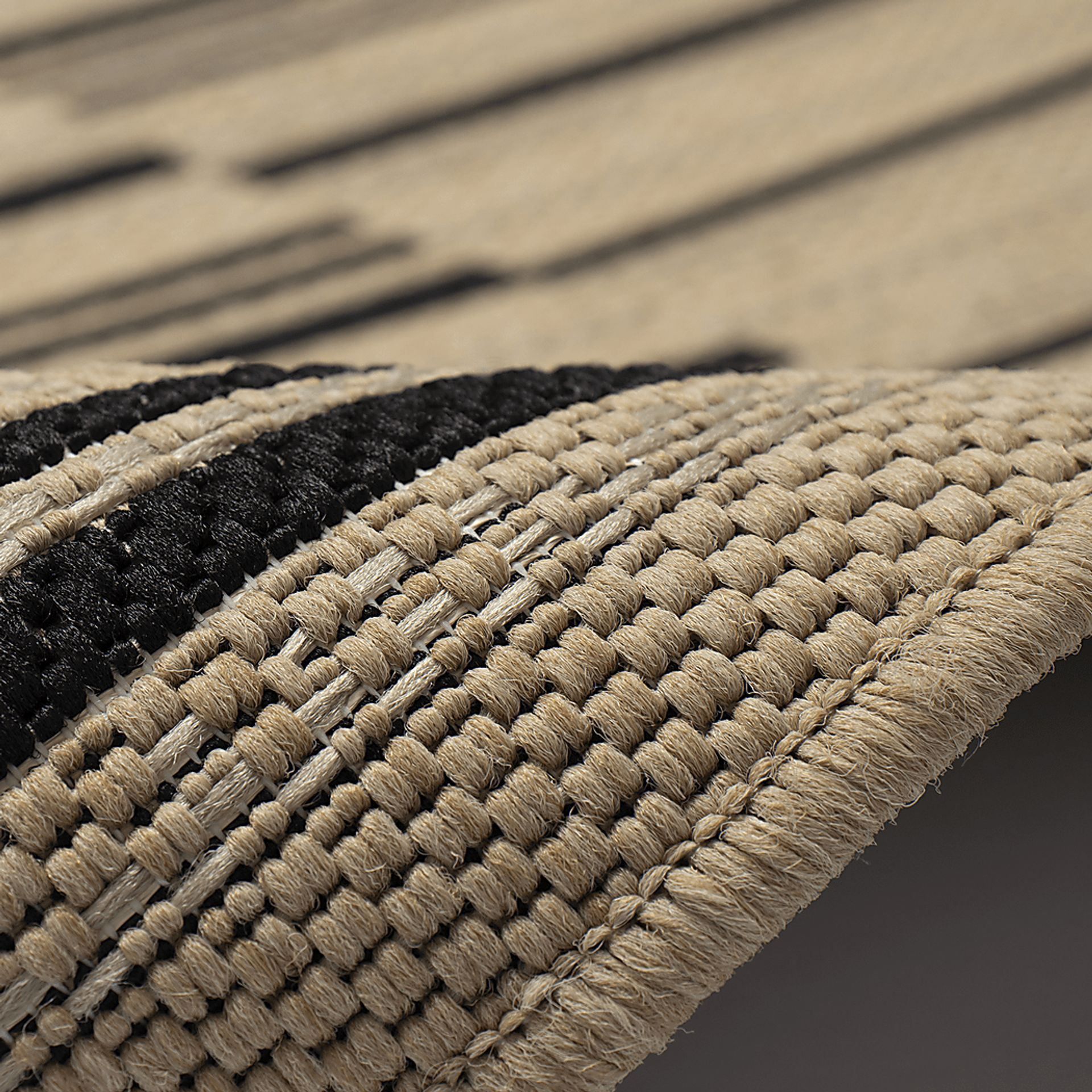 Hadholm Natural 6'6 x 9'4 Indoor/Outdoor Rug - Image 7