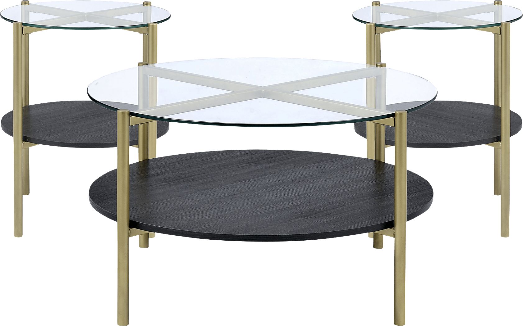 Hadirans Black 3 Pc. Occasional Set