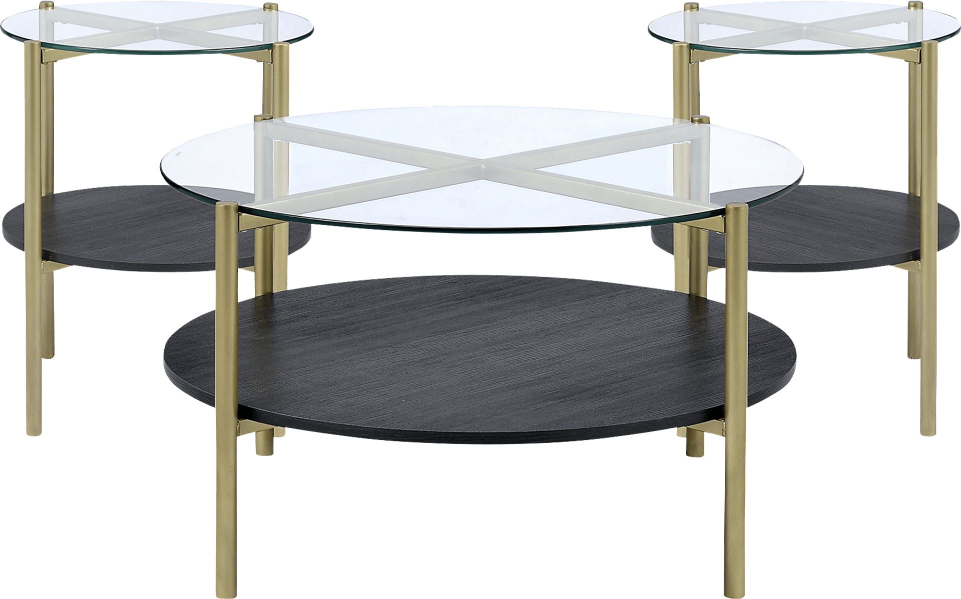 Hadirans Black 3 Pc. Occasional Set - Image 1