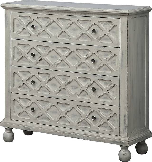 Hadlee Off-White Accent Cabinet - Thumbnail - Image 1