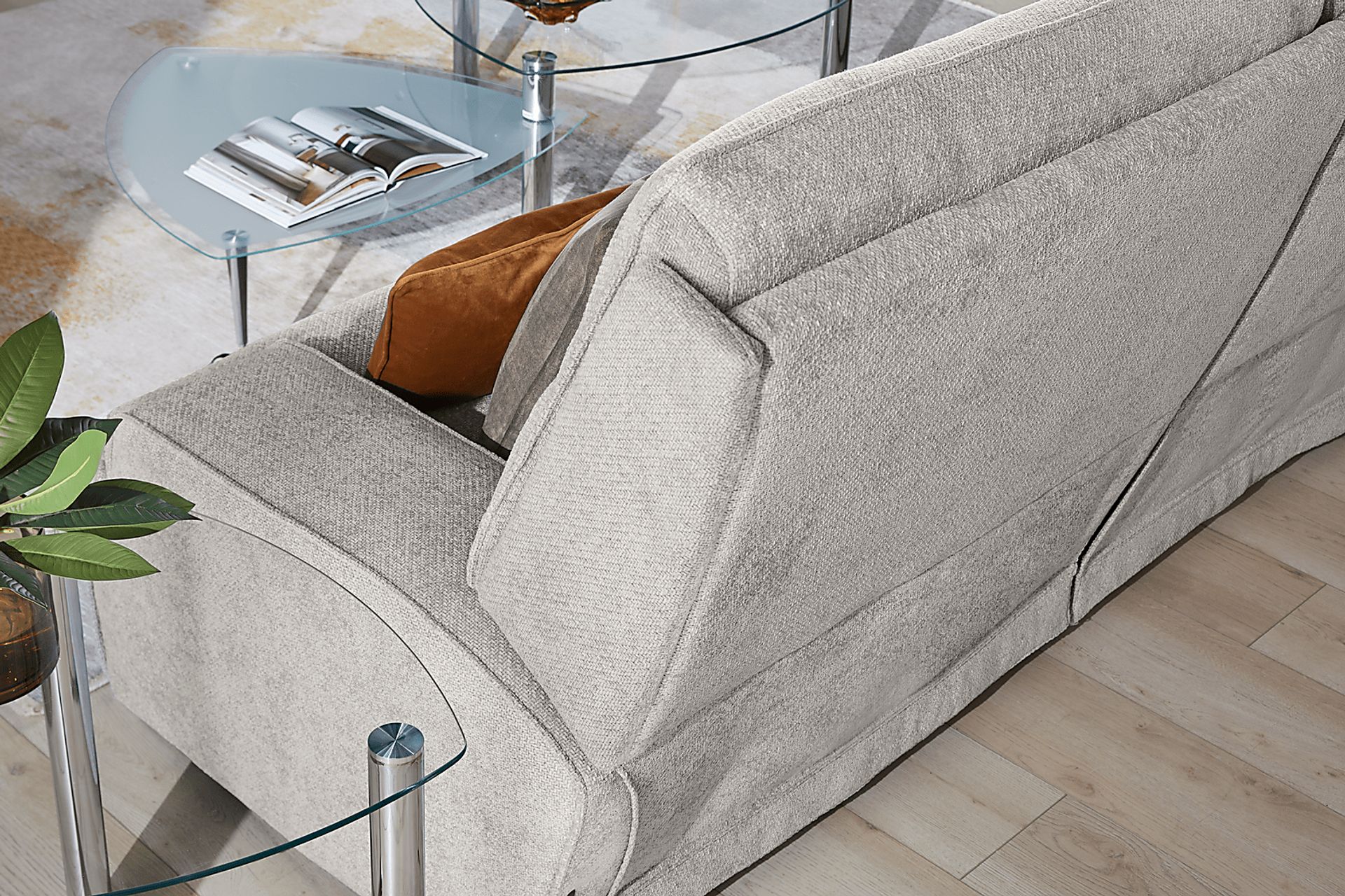 Hadley Park Beige 3 Pc Dual Power Reclining Sectional - Image 12