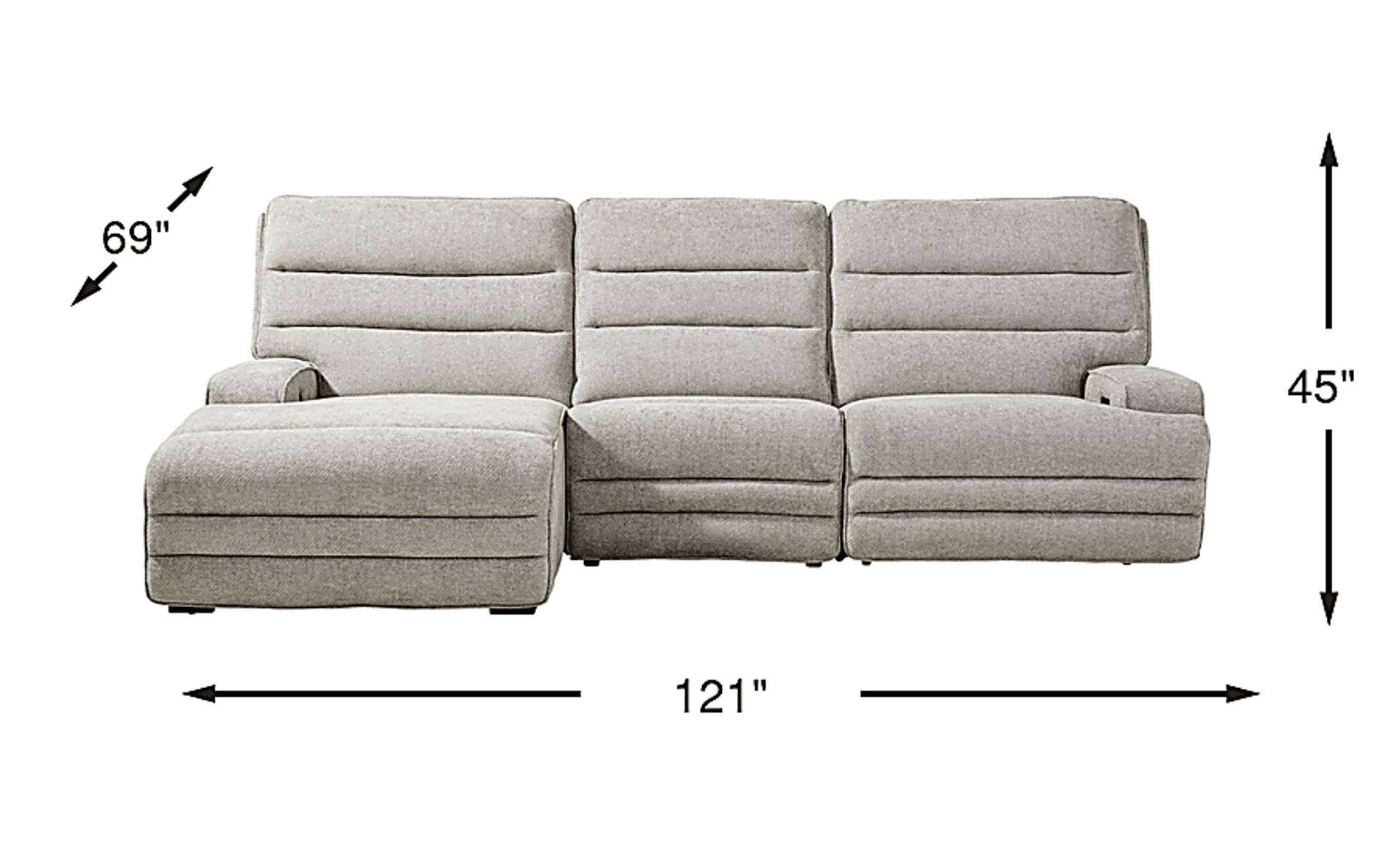 Dimension Image. Please refer to the Dimension Tab on this page for dimension details.