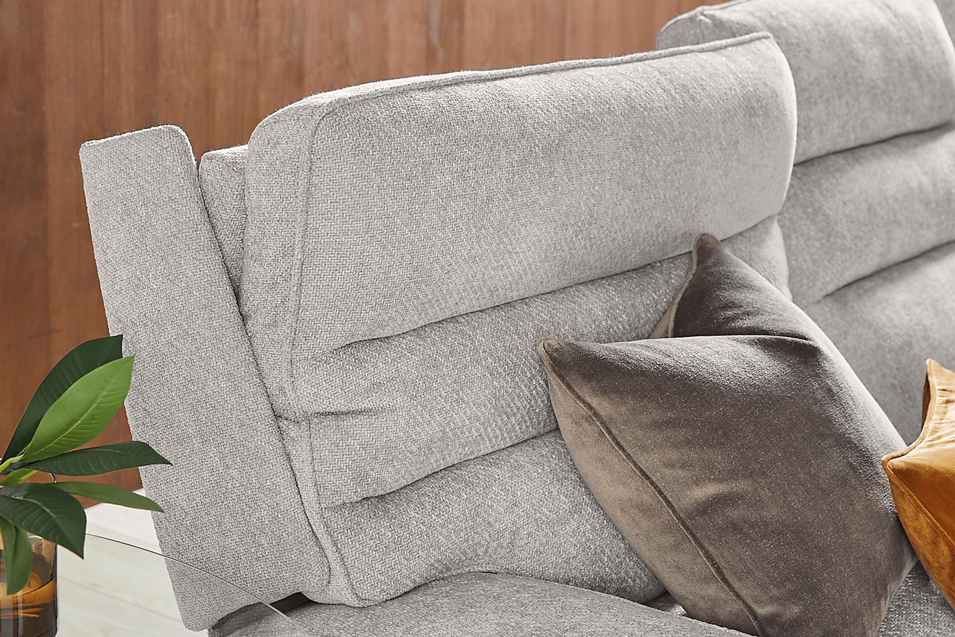 Hadley Park Beige 3 Pc Dual Power Reclining Sectional - Image 16