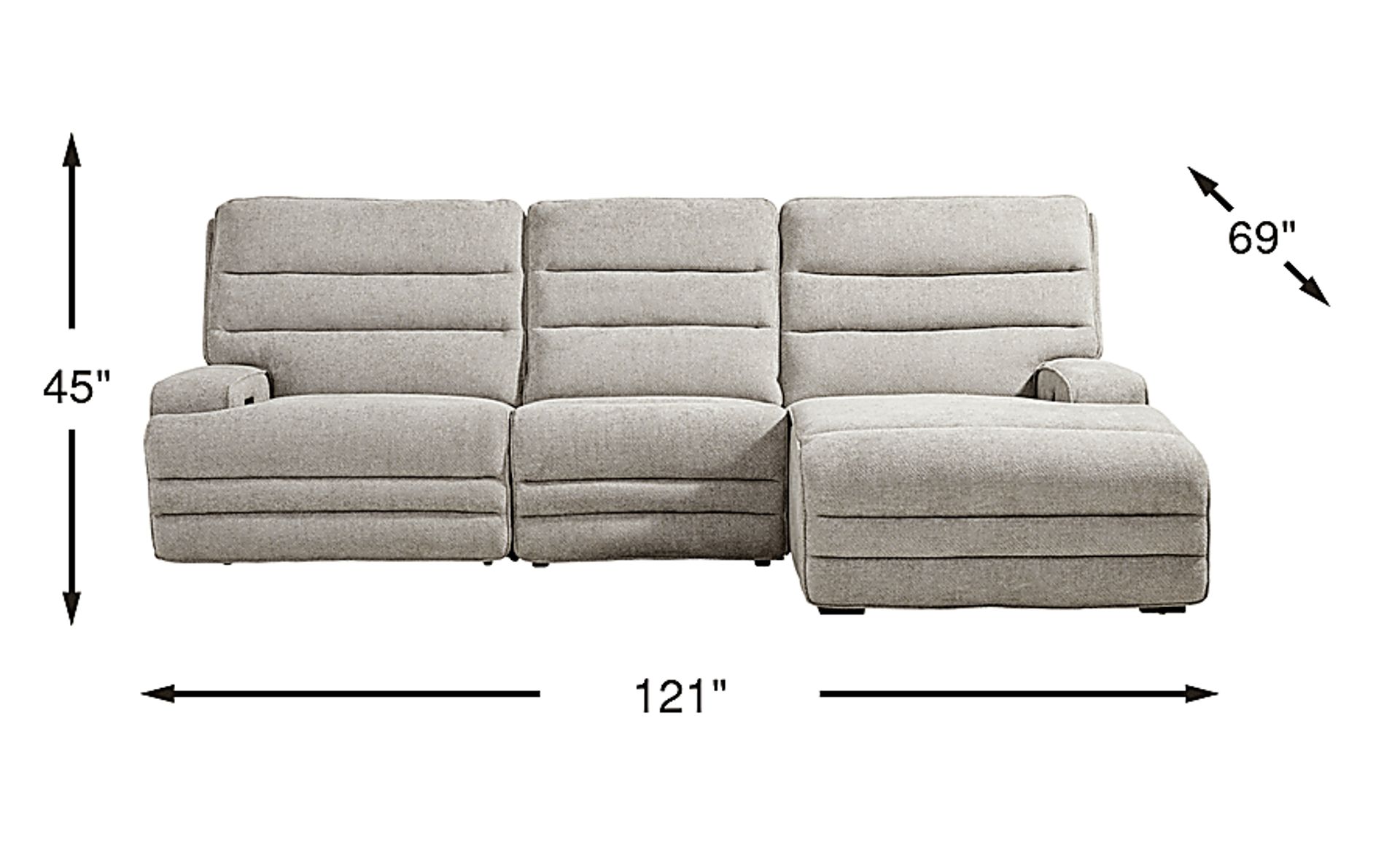 Dimension Image. Please refer to the Dimension Tab on this page for dimension details.