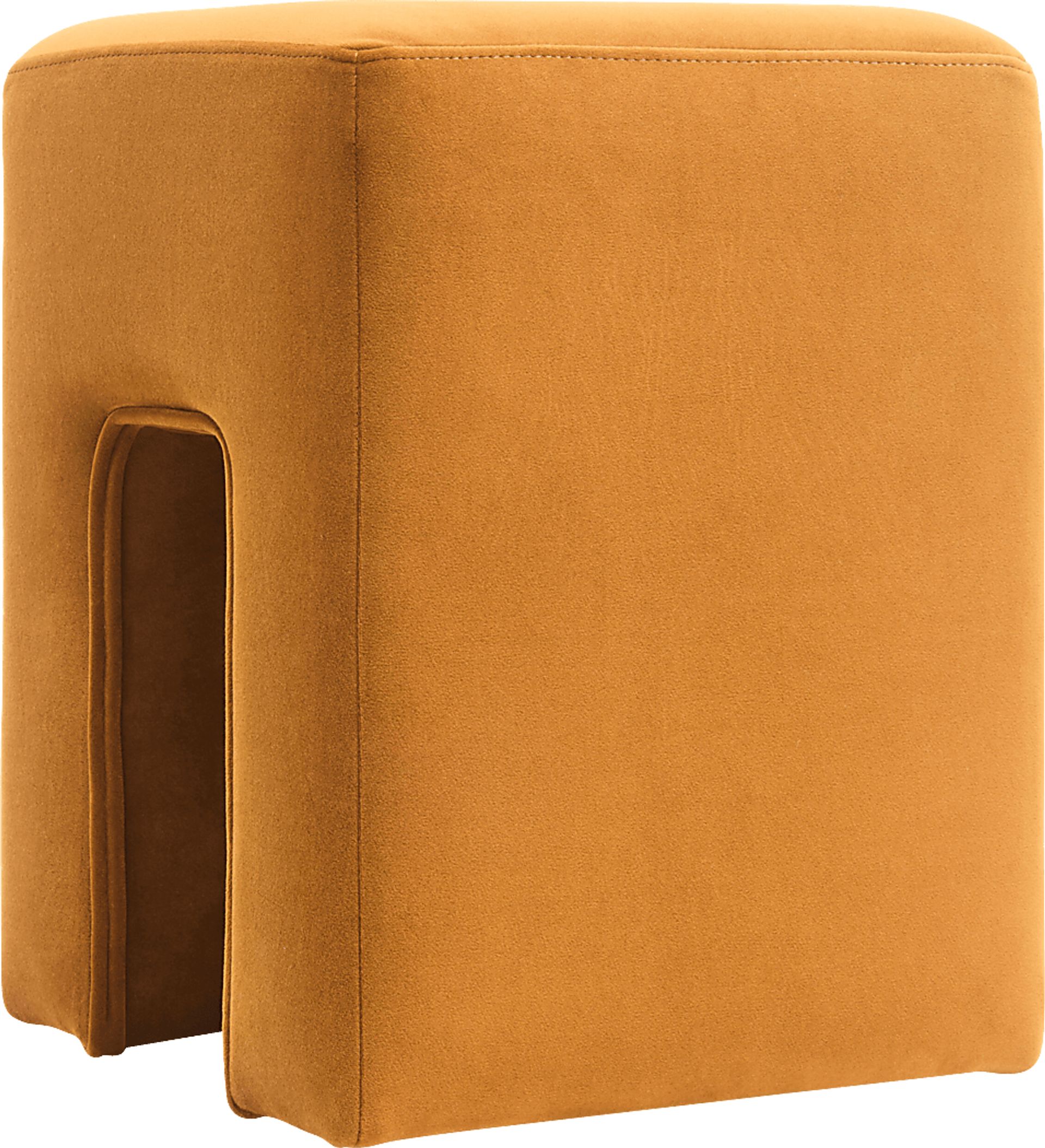 Hadria Yellow Ottoman - Image 2