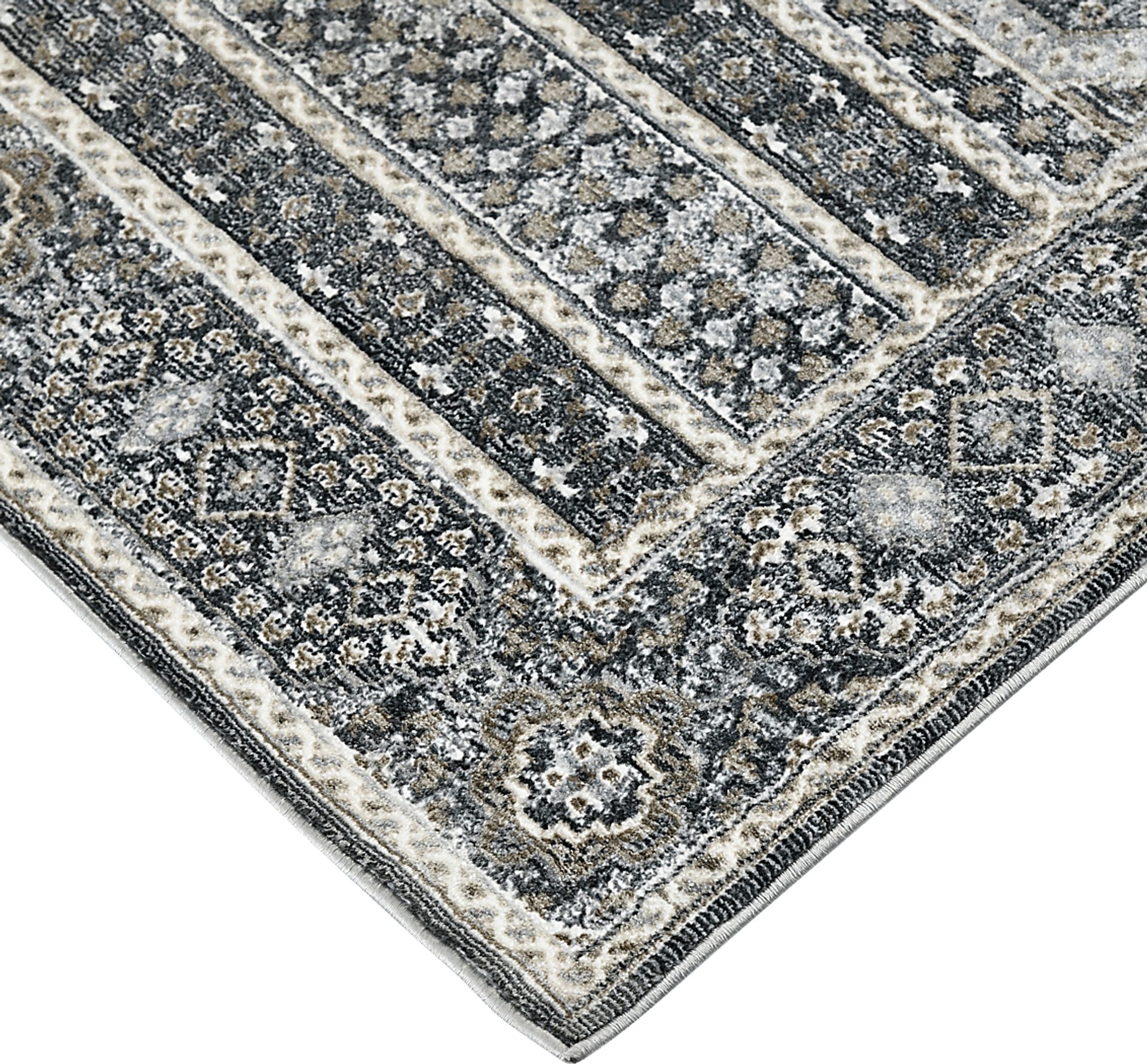 Haertley Charcoal 5'3 x 7'10 Rug - Image 4