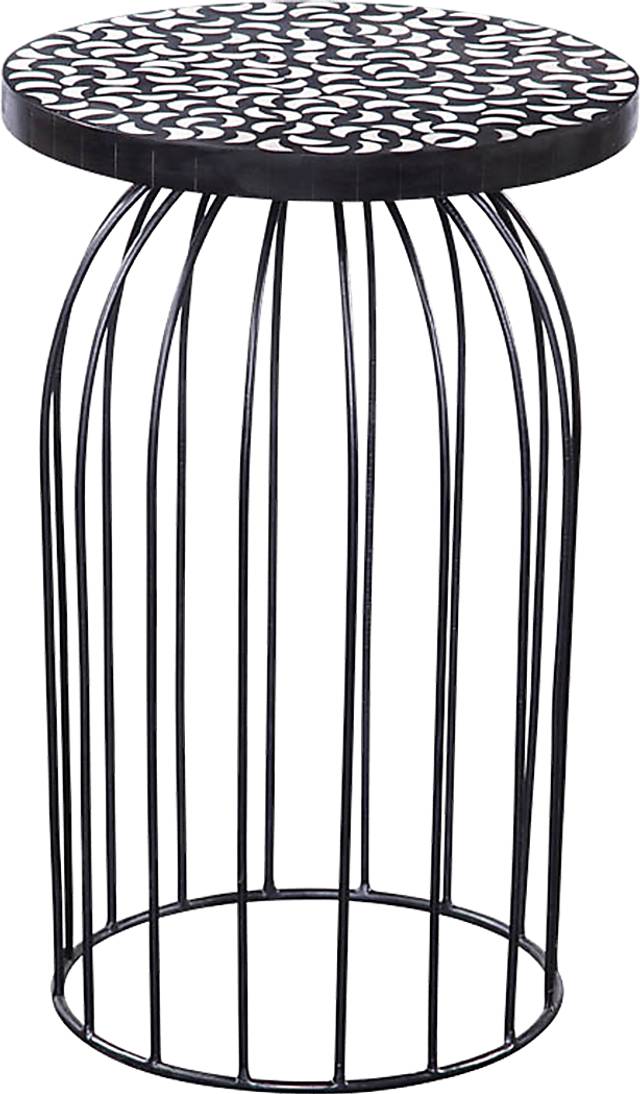 Haffards Black Accent Table - Thumbnail - Image 1
