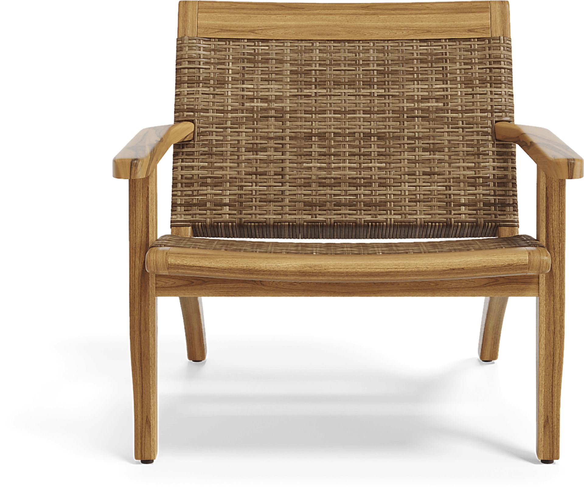 Hagen Teak Outdoor Chat Chair - Image 2
