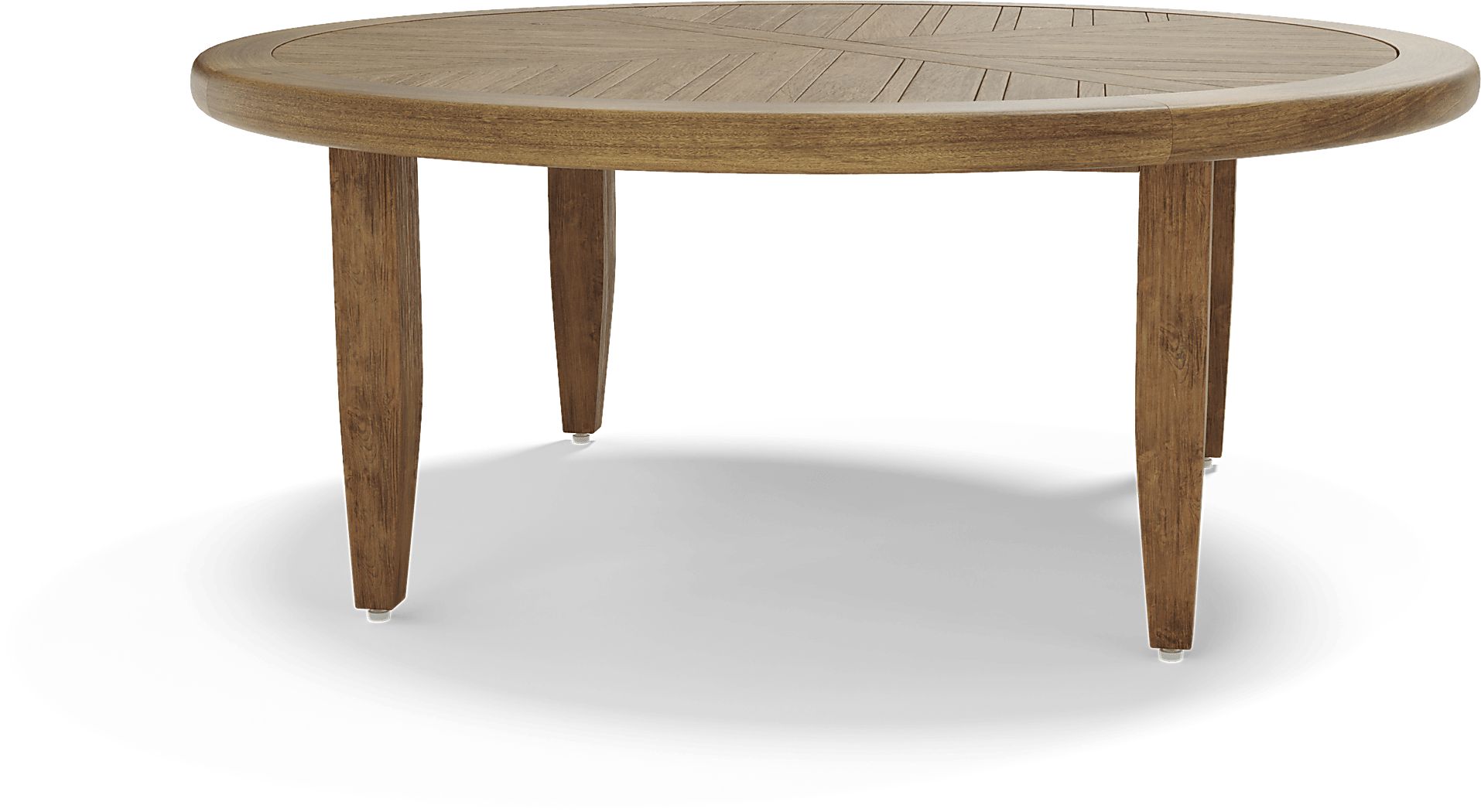 Fifth & Shore Hagen Teak Chat Table - Thumbnail 2