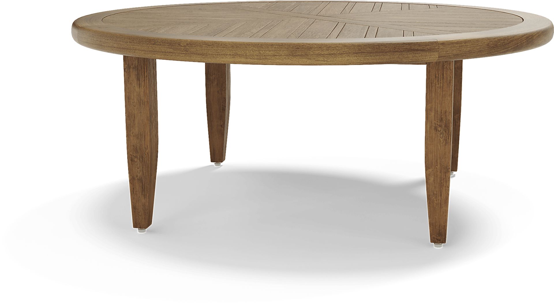 Hagen Teak 5 Pc Round Outdoor Chat Seating Set - Image 4