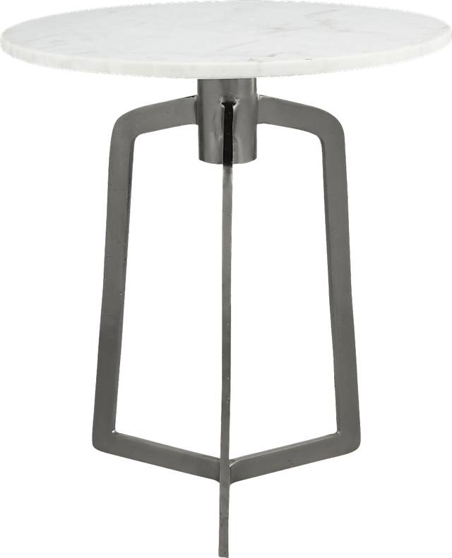 Hagley White Accent Table - Thumbnail - Image 2