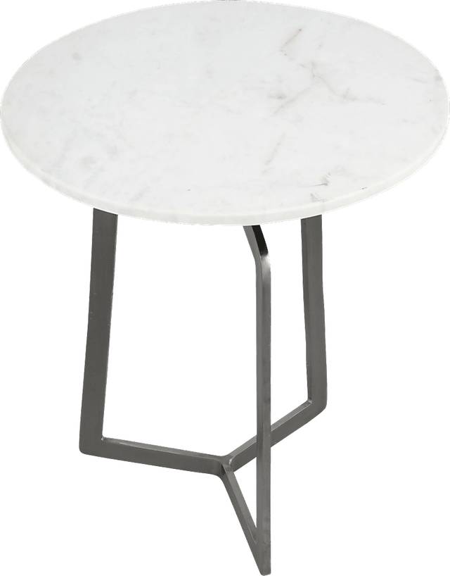 Hagley White Accent Table - Thumbnail - Image 6