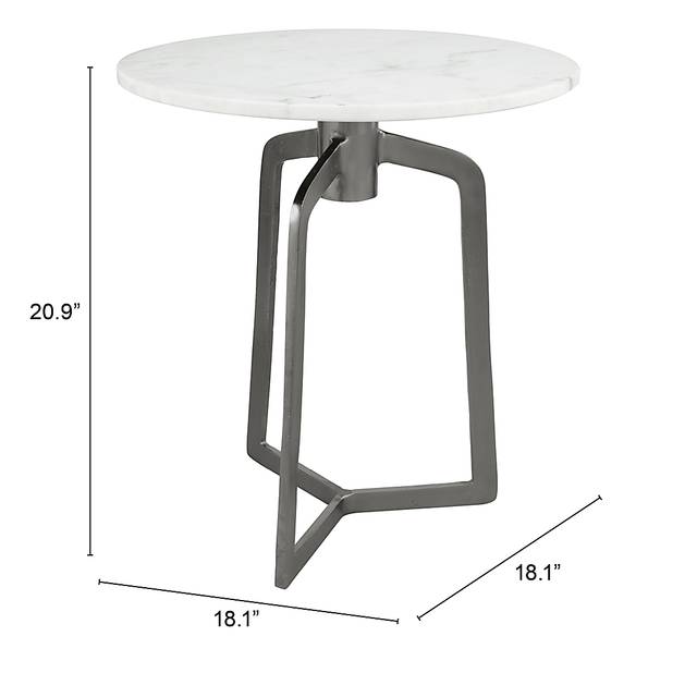 Hagley White Accent Table - Thumbnail - Image 10