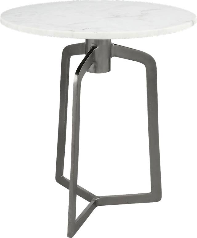 Hagley White Accent Table - Thumbnail - Image 1