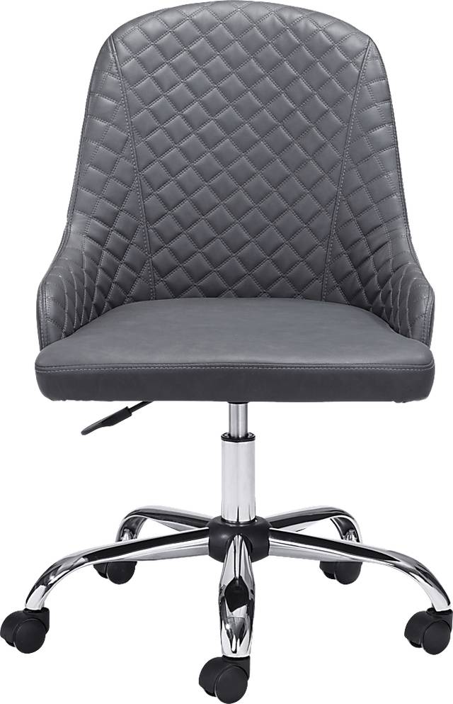 Hahny Gray Office Chair - Thumbnail - Image 3