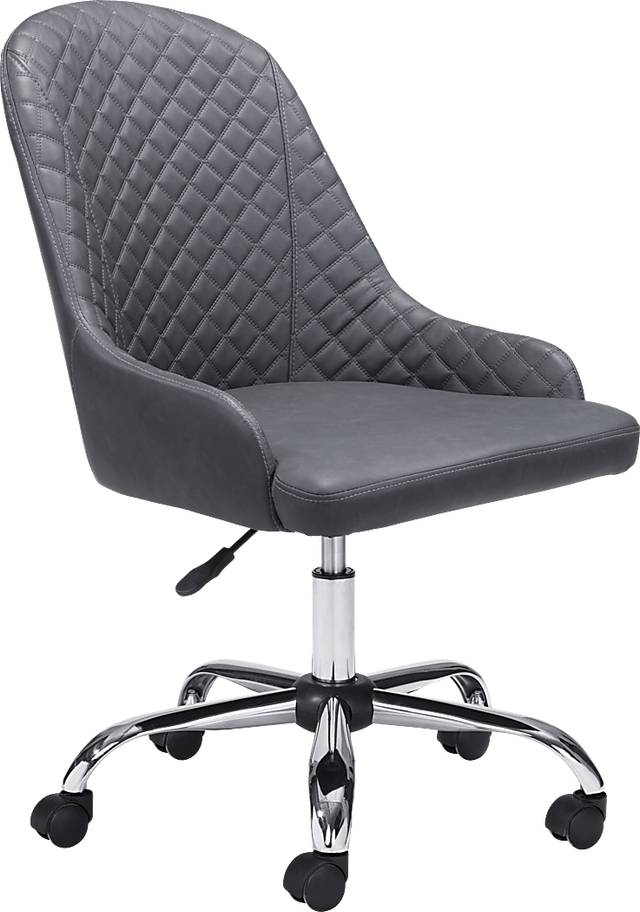 Hahny Gray Office Chair - Thumbnail - Image 1