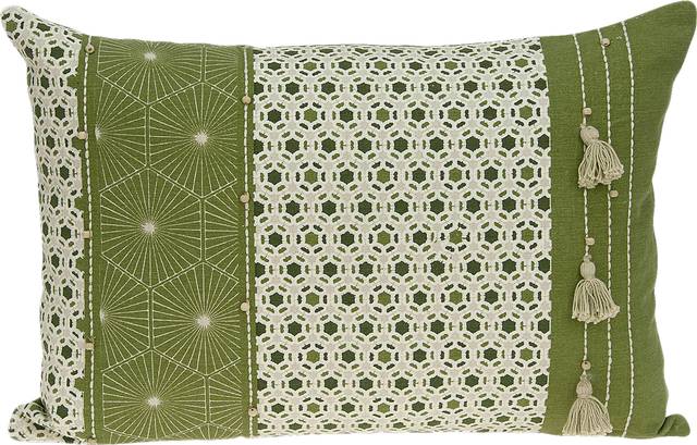 Haidyn Green Accent Pillow - Thumbnail - Image 1