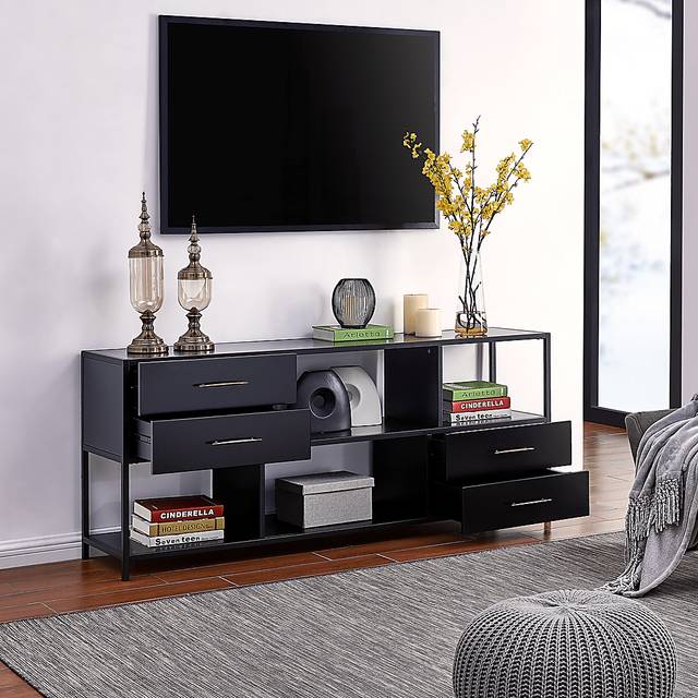 Haile Black 68 in. Console - Thumbnail - Image 3
