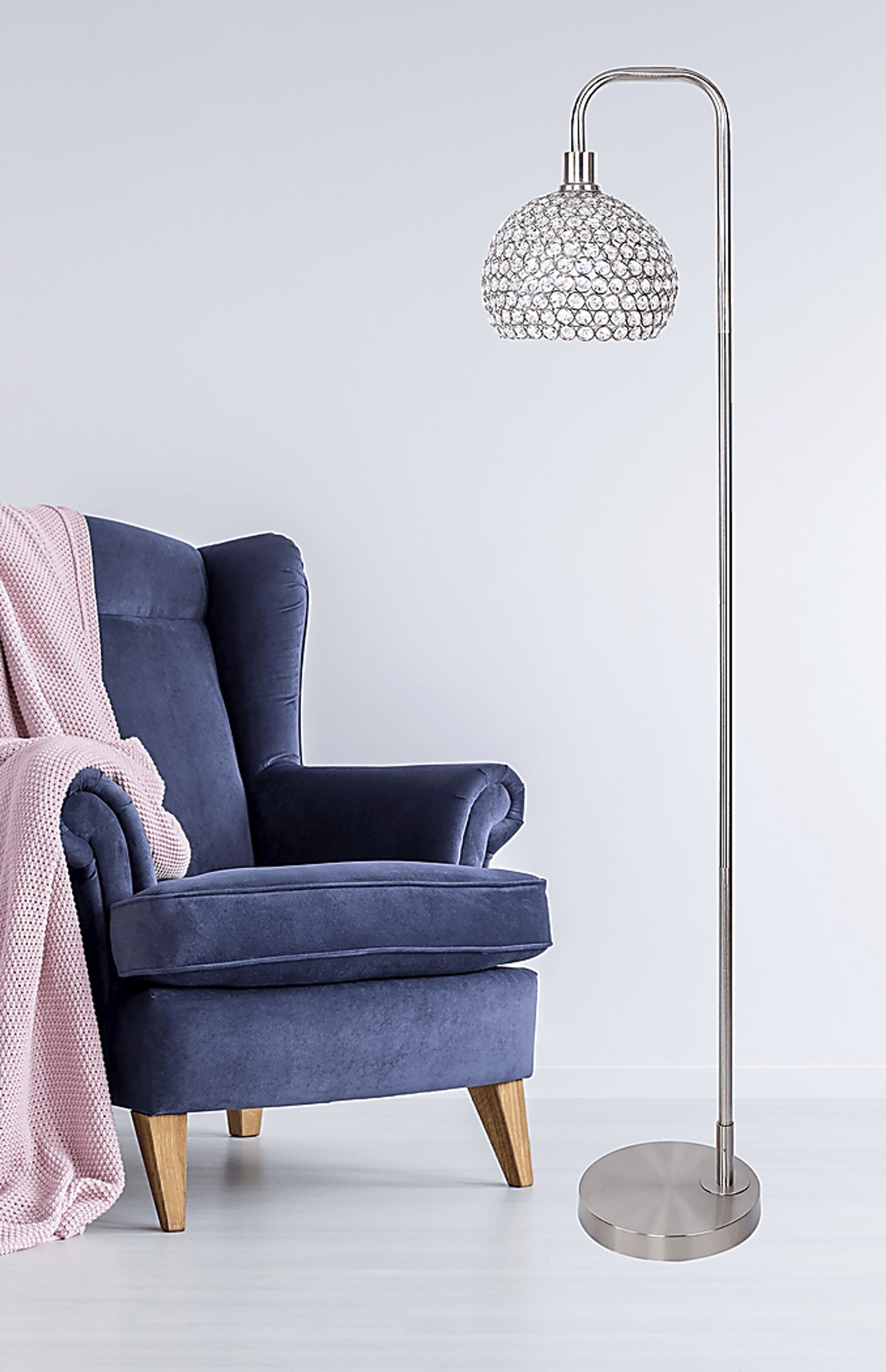 Hainlin Gate Silver Floor Lamp - Image 3