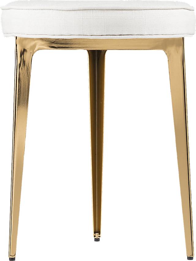 Hainsworth Gold Vanity Stool - Thumbnail - Image 3