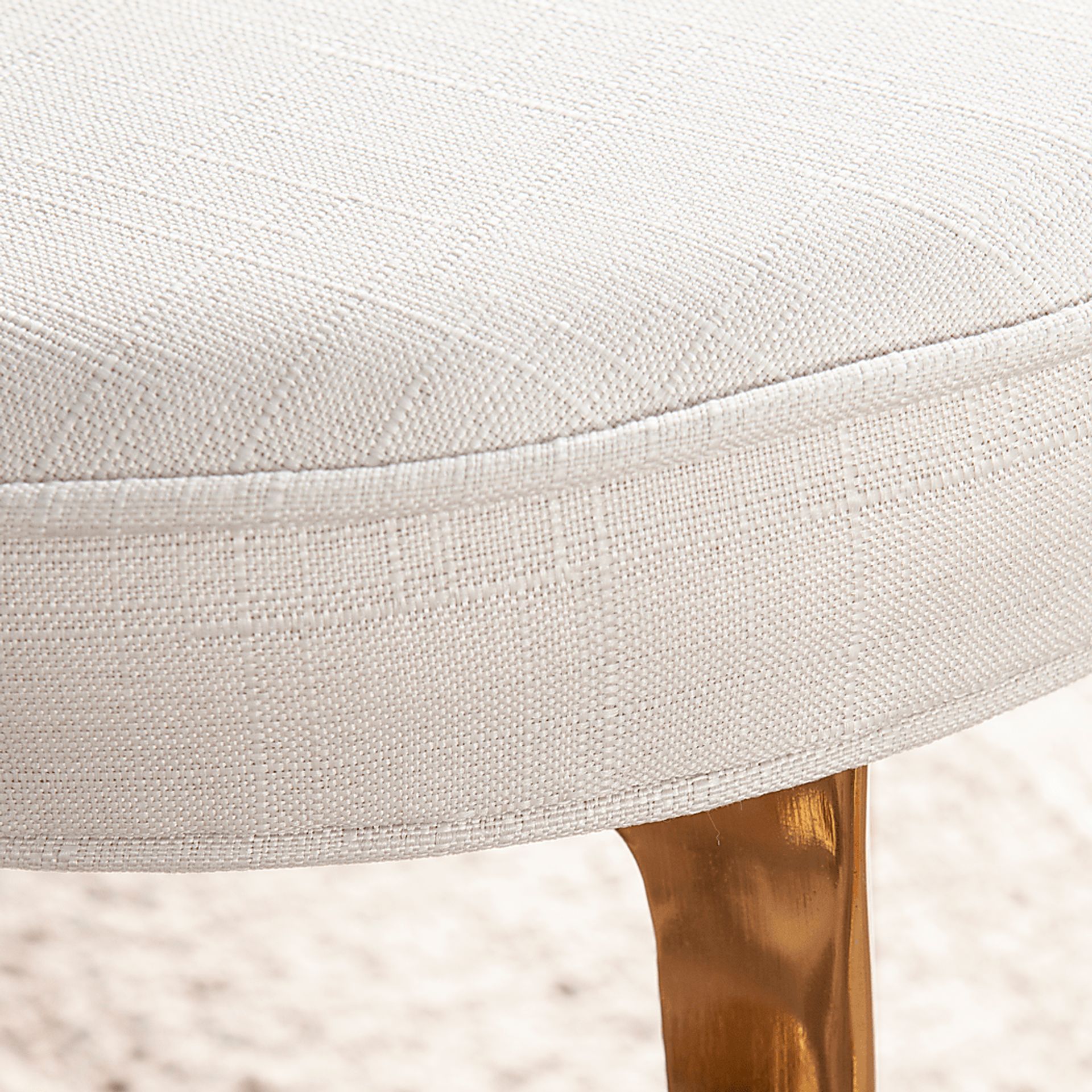 Hainsworth Gold Vanity Stool - Image 4