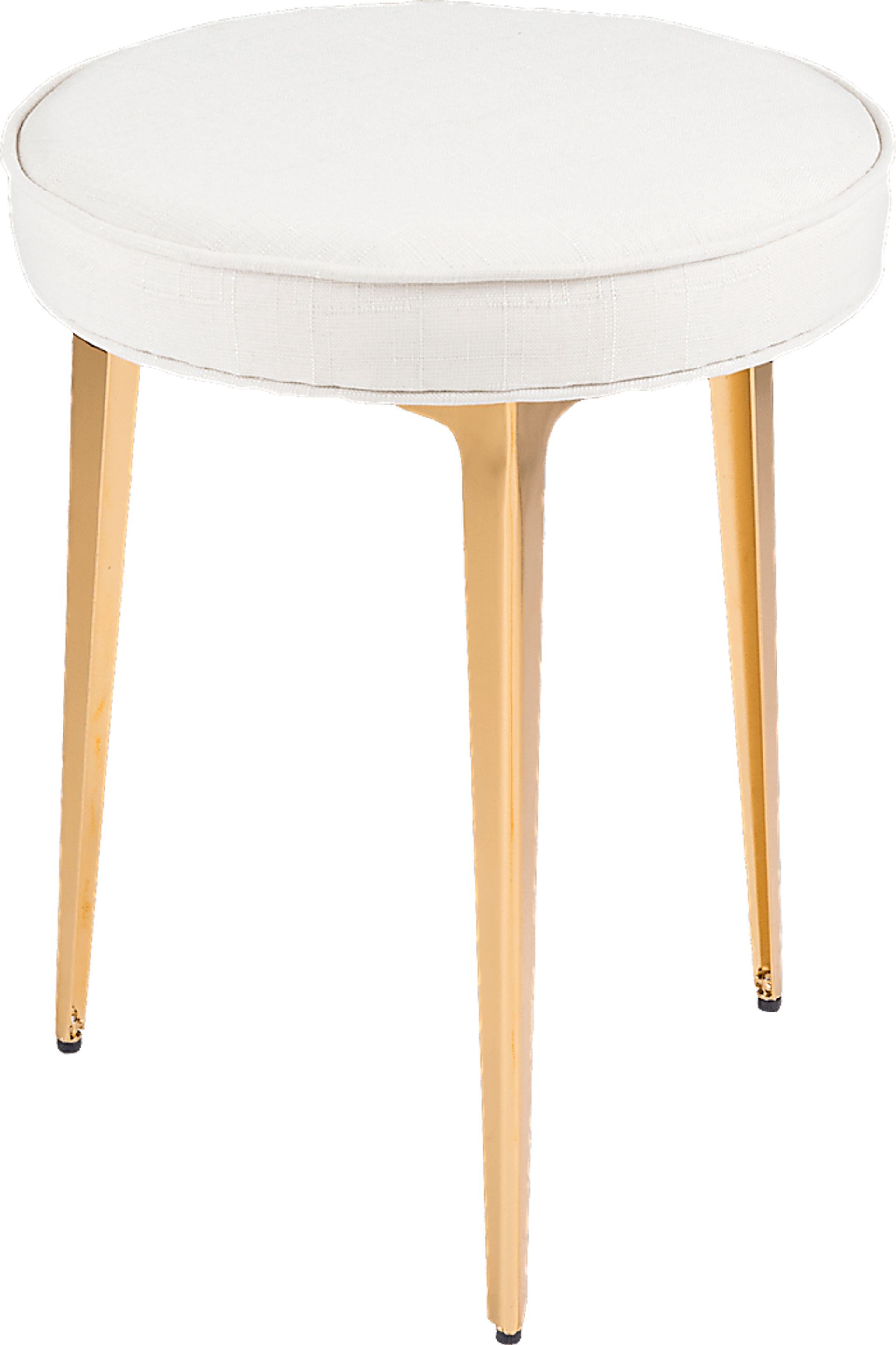 Hainsworth Gold Vanity Stool - Image 1