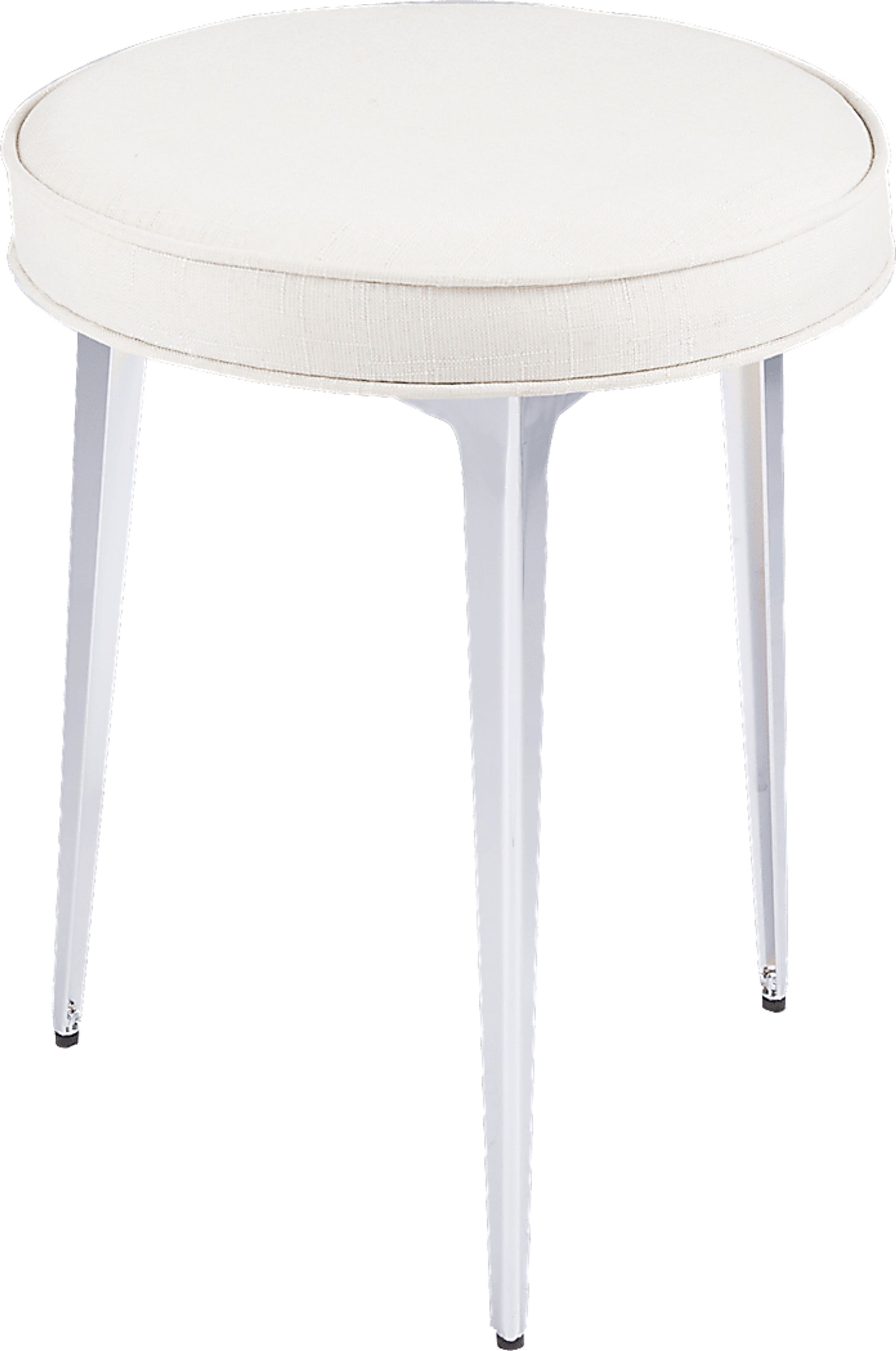 Hainsworth Silver Vanity Stool - Image 1