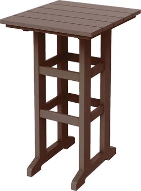 Pawleys Island Haisai Brown 28in. Bar Height Outdoor Table