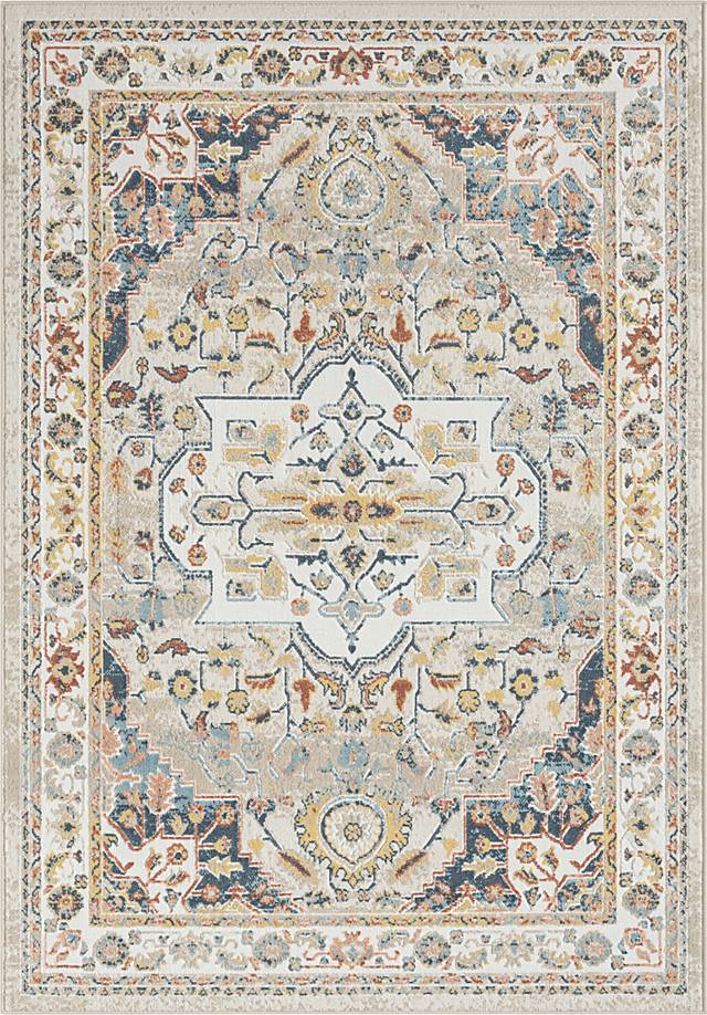 Haisam Multi 7'10 x 9'10 Rug - Thumbnail - Image 1