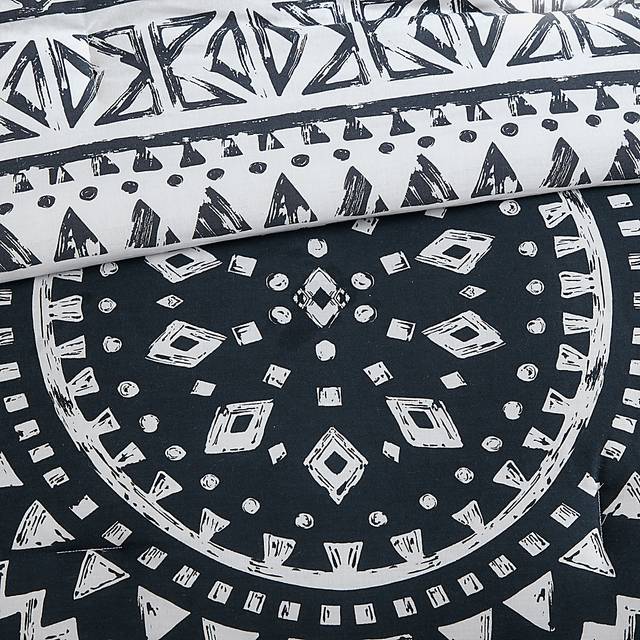 Haisley Black 7 Pc King Comforter Set - Thumbnail - Image 7