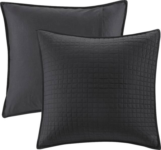 Haisley Black 7 Pc King Comforter Set - Thumbnail - Image 9