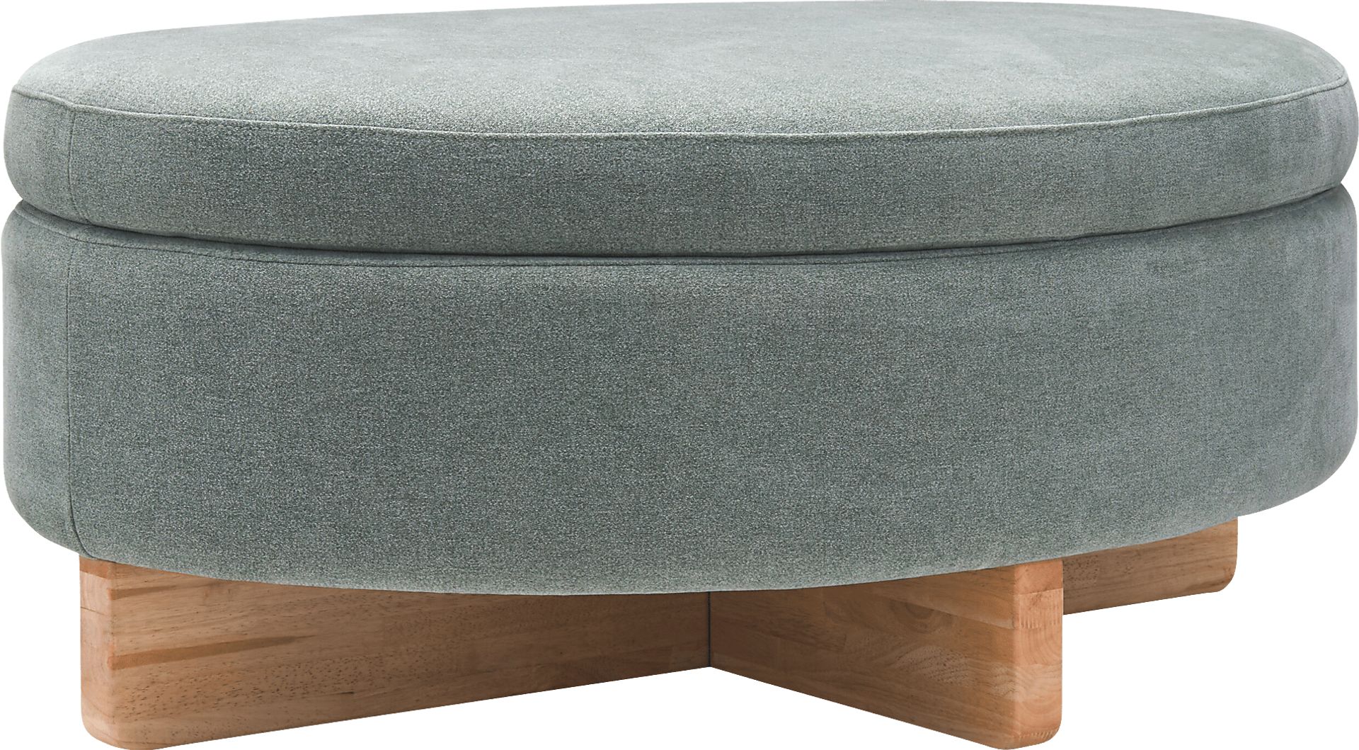 Hakam Teal Storage Ottoman - Image 4