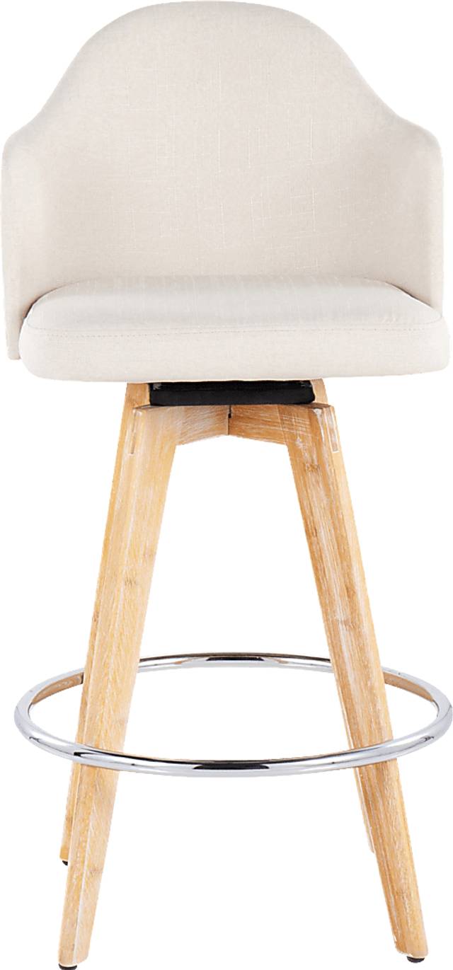 Hakea Cream Counter Height Stool, Set of 2 - Thumbnail - Image 6