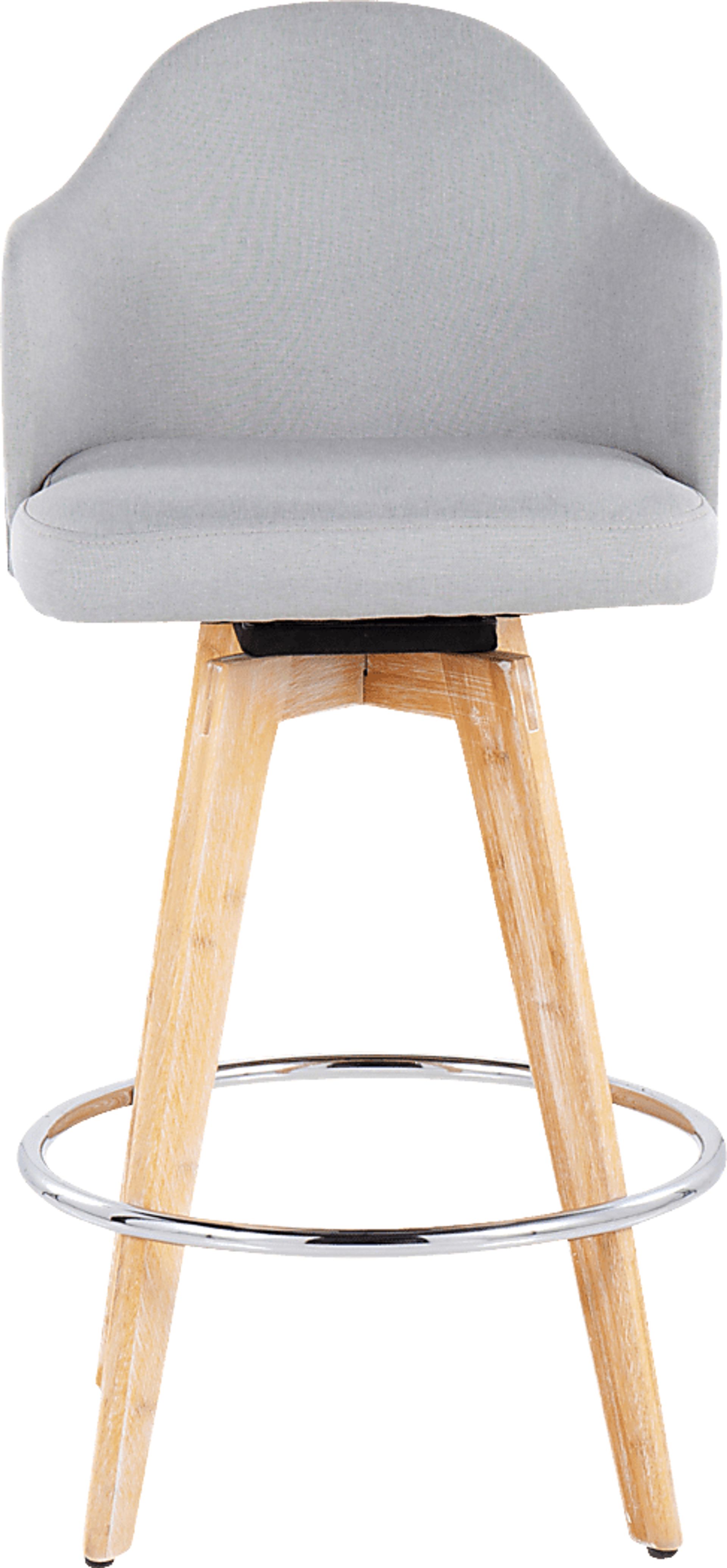 Hakea Light Gray Counter Height Stool, Set of 2 - Image 6
