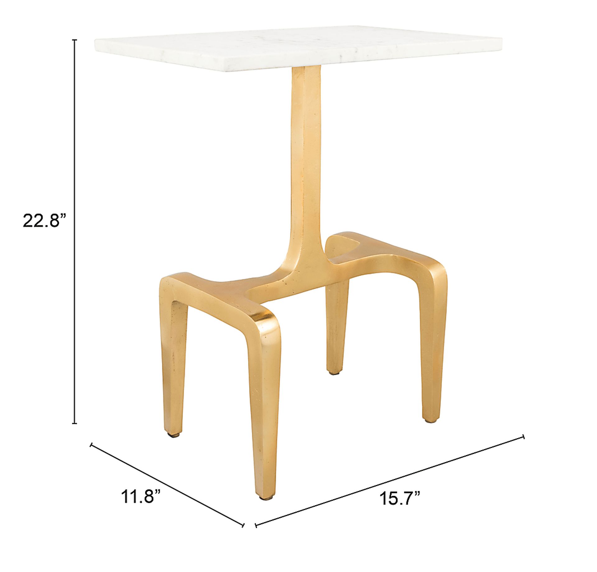 Halbert White Accent Table - Image 10