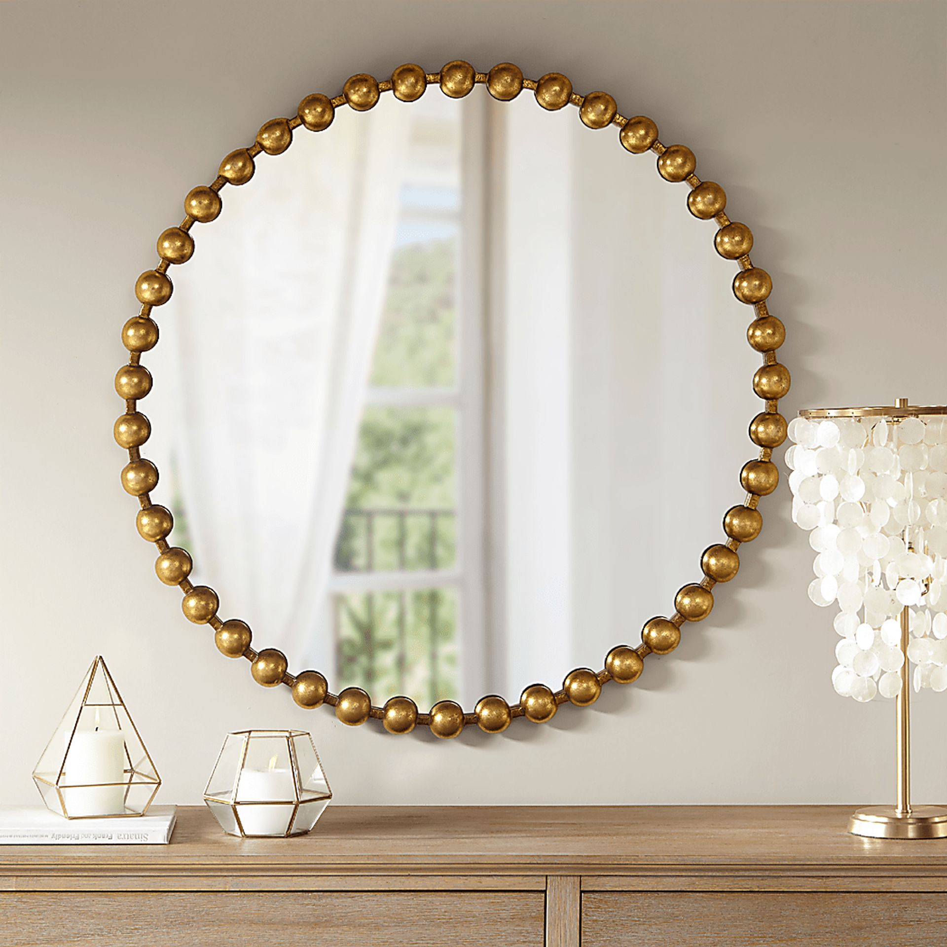 Halbrent Gold Accent Mirror - Image 2