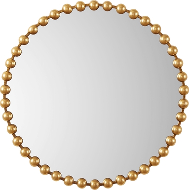 Halbrent Gold Accent Mirror