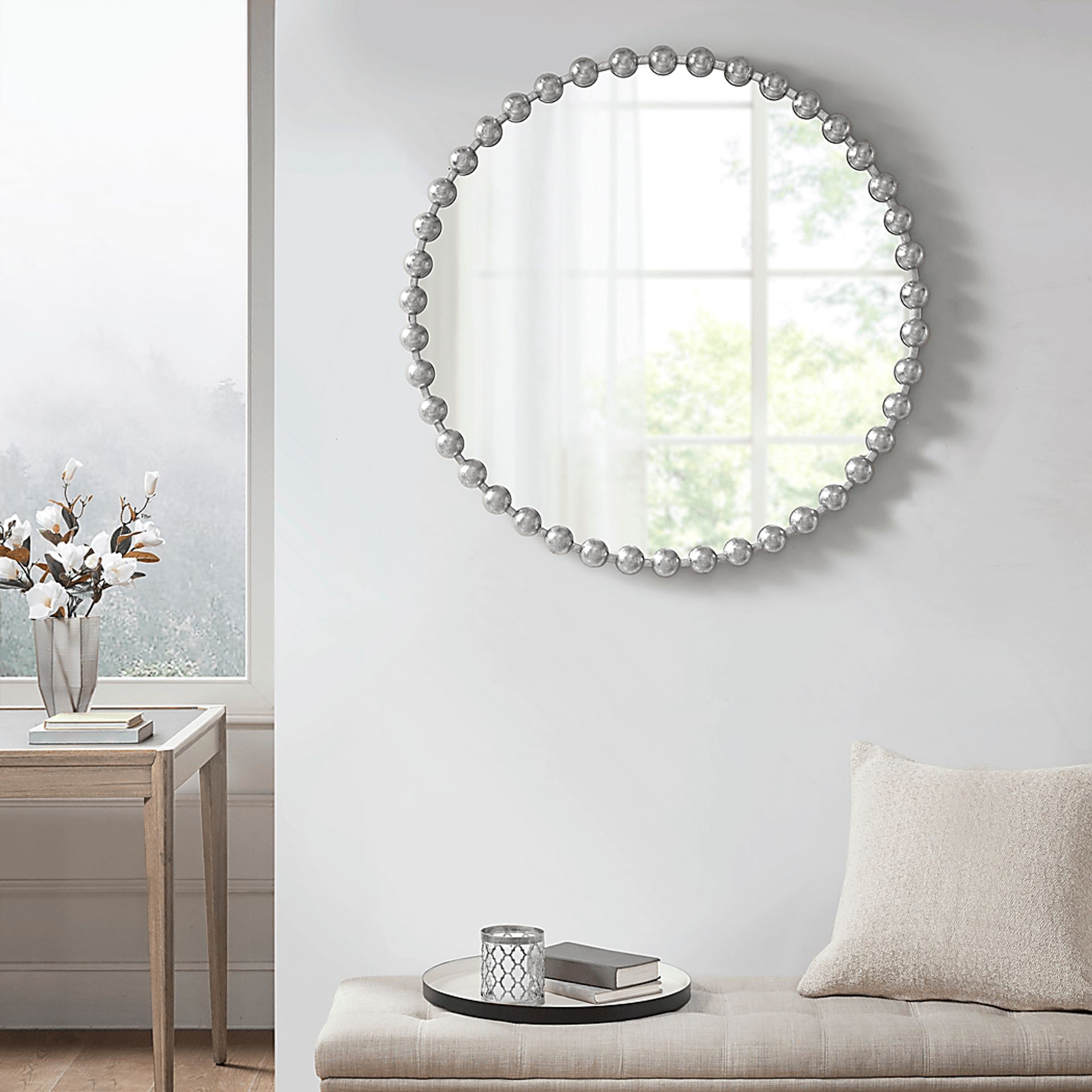 Halbrent Silver Accent Mirror - Image 2