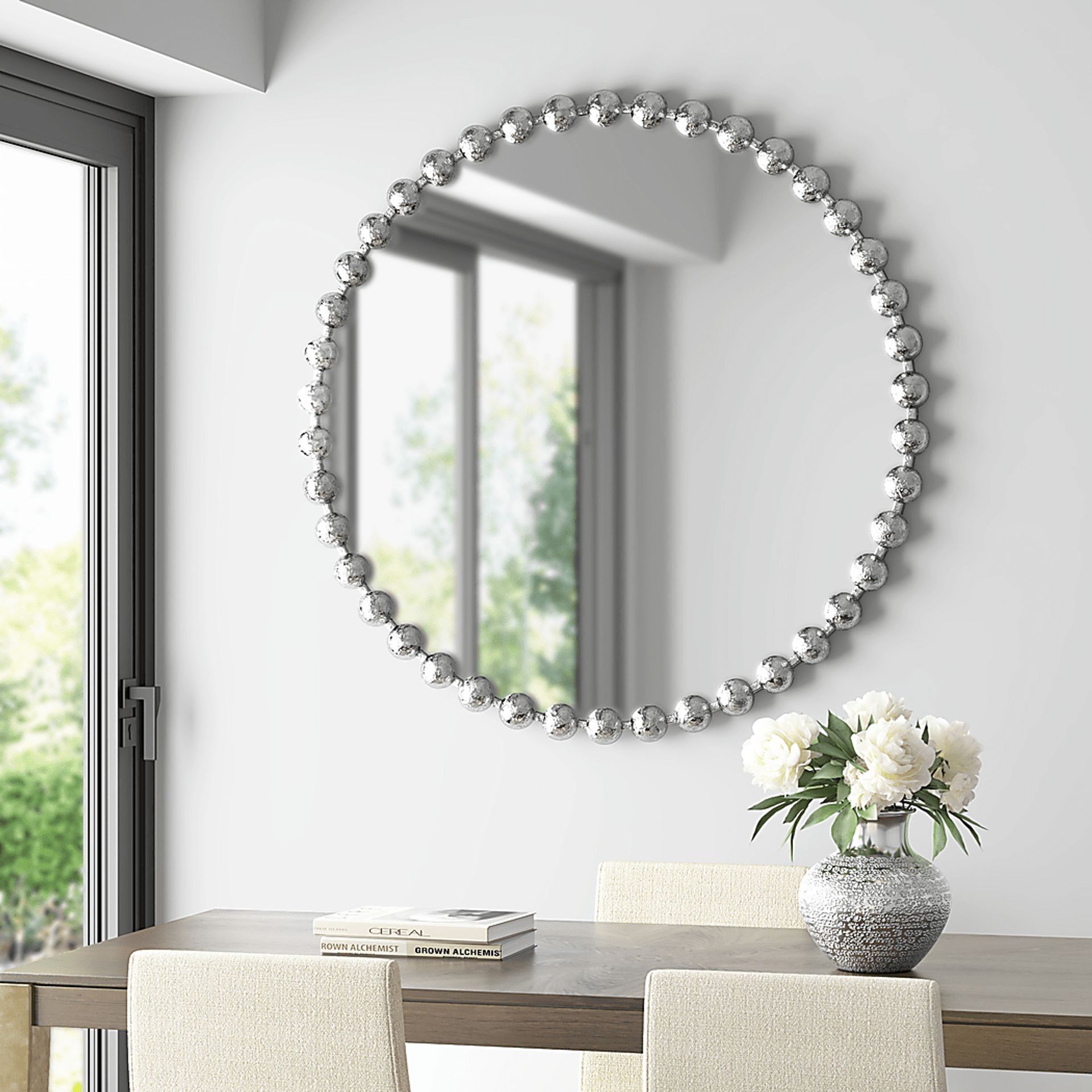 Halbrent Silver Accent Mirror - Image 6