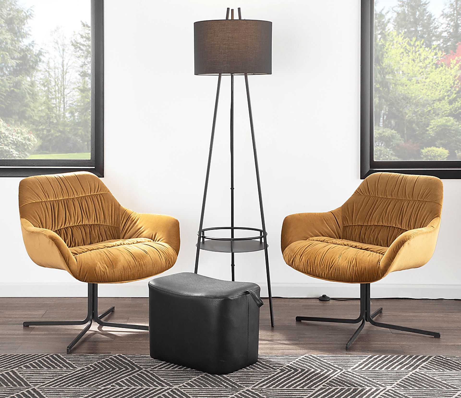 Haldane Black Floor Lamp - Image 11