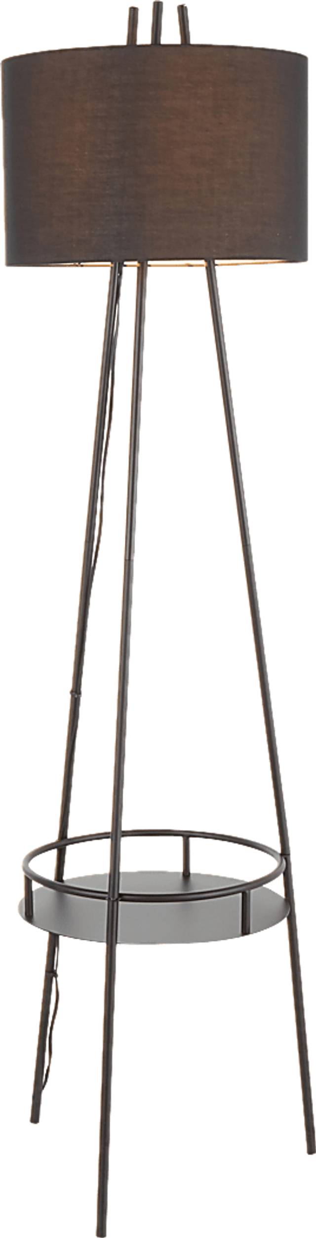 Haldane Black Floor Lamp - Thumbnail - Image 2