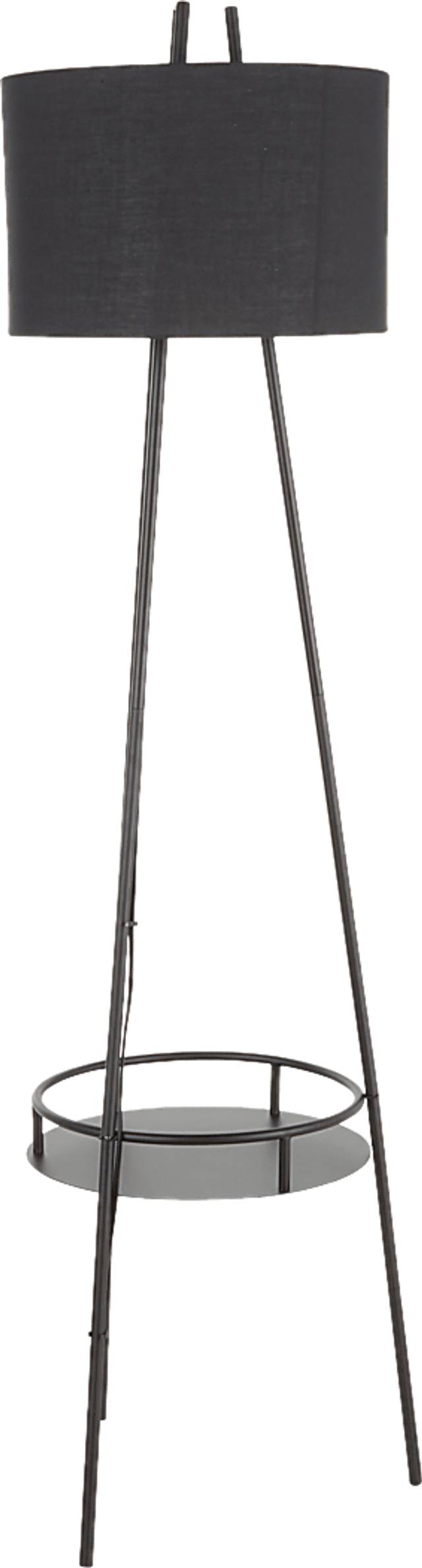 Haldane Black Floor Lamp - Thumbnail - Image 3