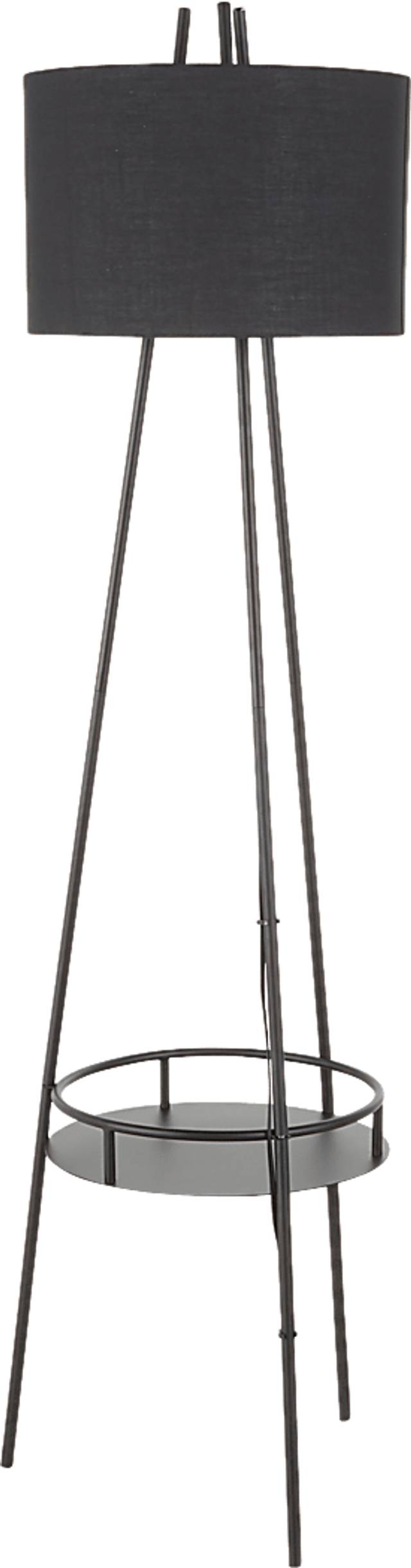 Haldane Black Floor Lamp - Thumbnail - Image 4