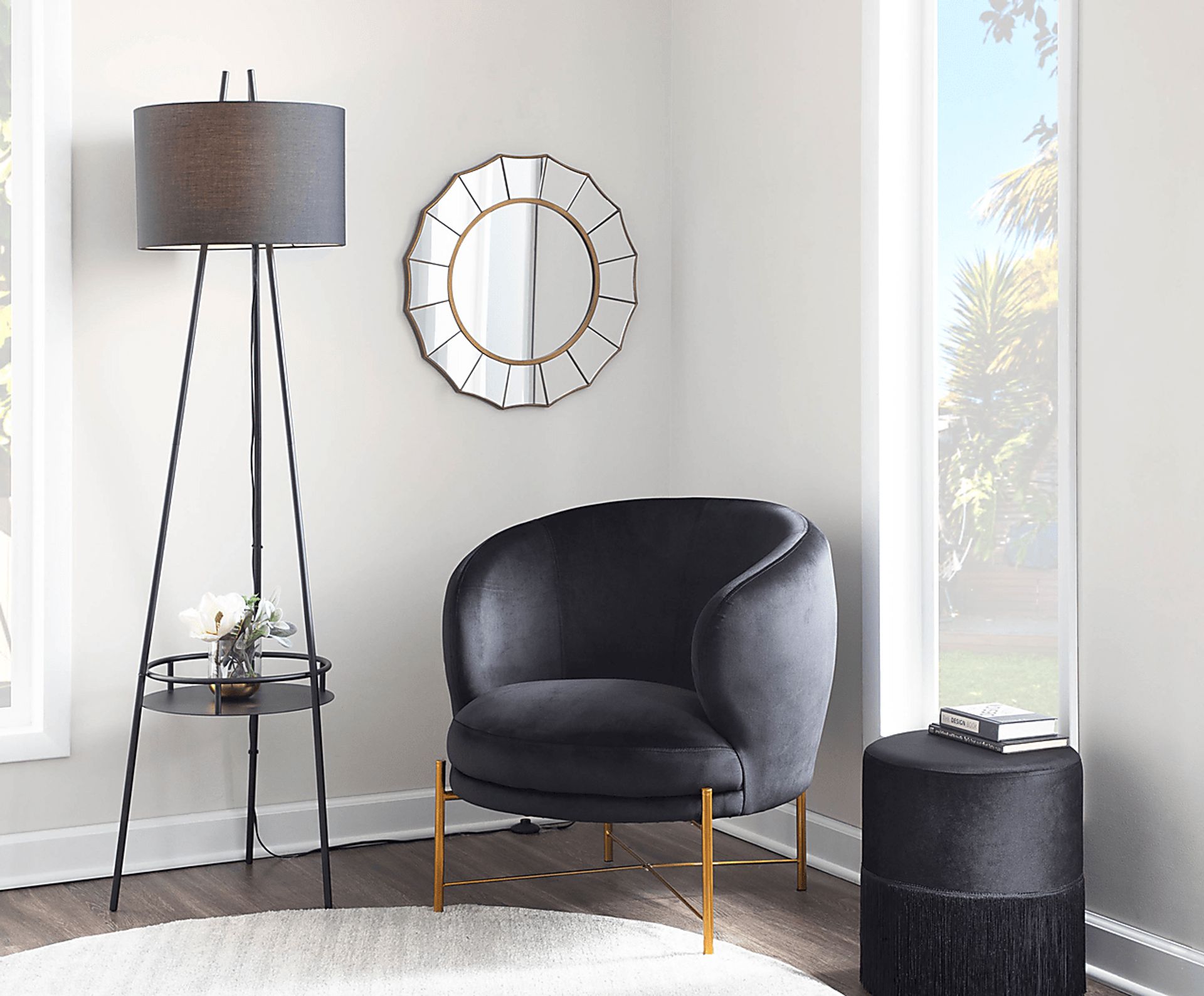 Haldane Black Floor Lamp - Image 8
